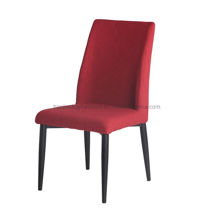 Hot Sale Home Furniture High Quality Luxury Modern Metal Legs Velvet Design Dining Chair