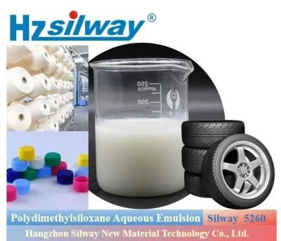 Good Price Polydimethylsiloxane Aqueous Emulsion Silway 5260 with Excellent Emulsion Stability CAS No. 82628-87-3