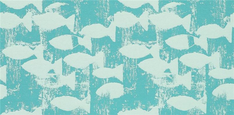 Zhida Textile Abstract Fish Woven Jacquard Upholstery Sofa Fabric
