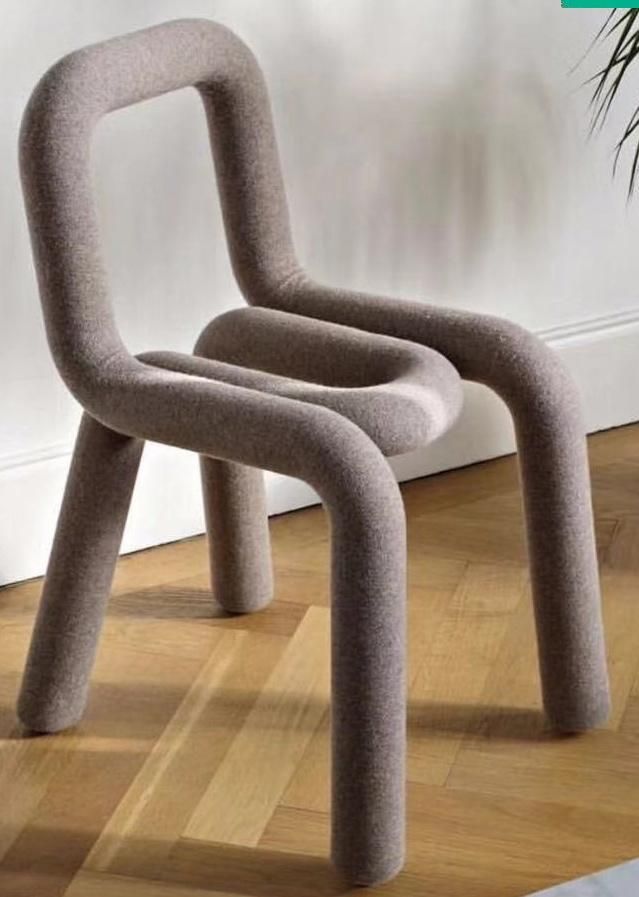 Replica North European Style Scandinavian Designer Velvet Fabric Bold Chair