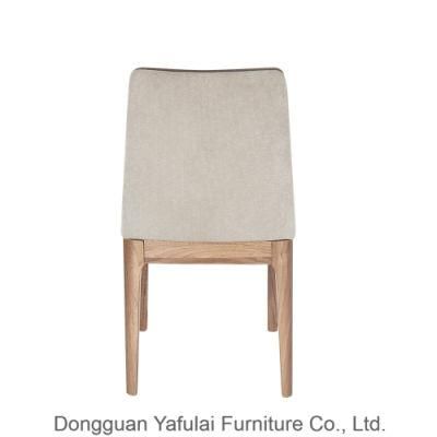Classic Wooden Fabric Dining Chair for Home