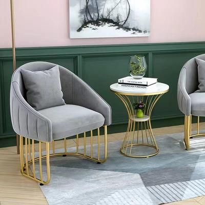 Modern Home Furniture Restaurant Furniture Velvet Golden Dining Chair