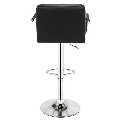 PU Leather Bar Chairs Kitchen Breakfast Coffee Swivel Chair Bar Chairs for Living Room and Ba