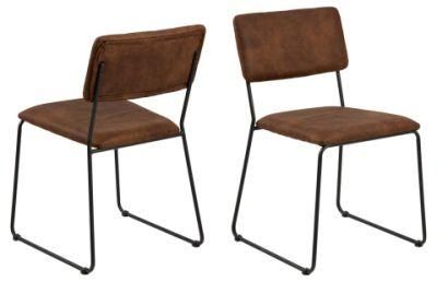 Wholesale Nordic Velvet Modern Luxury Design Furniture Dining Chairs with Metal Legs Gold