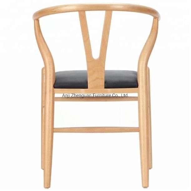 Hot Selling Wishbone Wood Home Rattan Garden Furniture Dining Chair (ZG16-012)