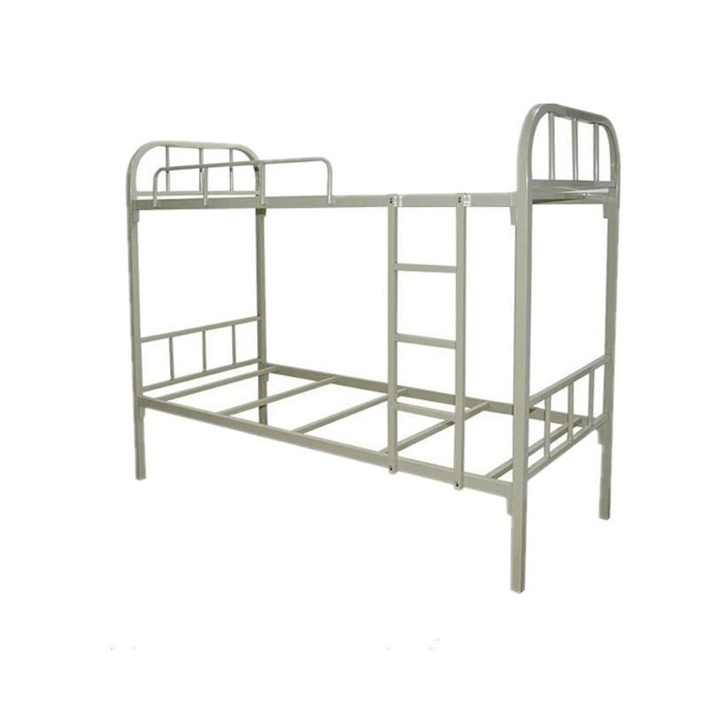 2019 Cheap Double Metal Frame Bed School Military Dorm Hostel Black Bunk Folding Bed