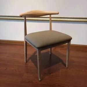 High Quality Matal Frame Wood Design Dining Chair Restaurant Furniture