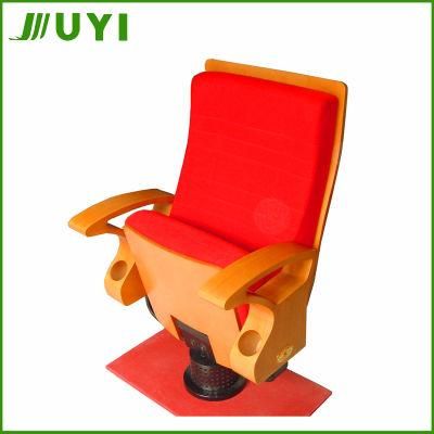 Jy-926 Cheap Price Wooden Single Leg Auditorium Theater Chairs