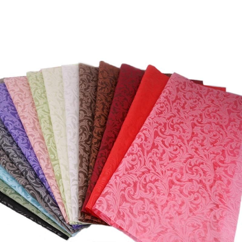 Beautiful Embossed Nonwoven Fabric Beauty Flower Packing