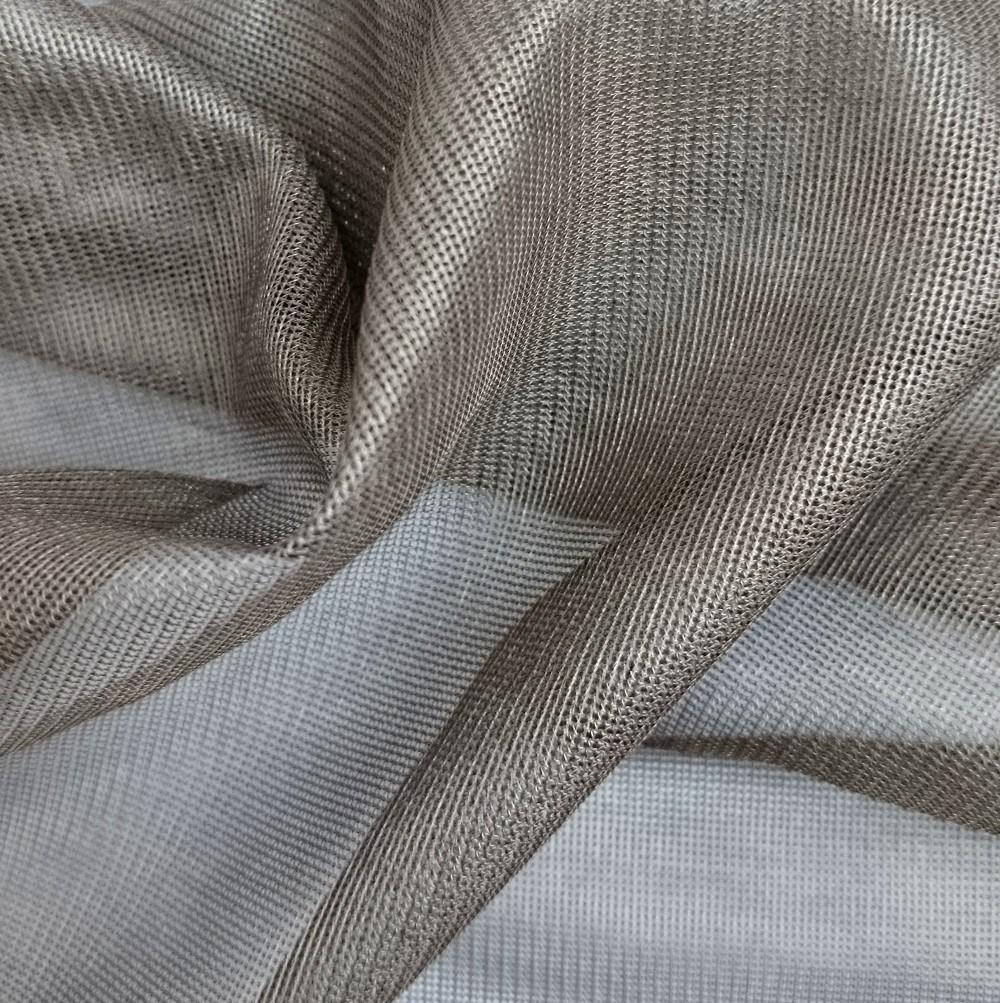 High Quality 100% Silver Metallic Coated Nylon Mesh Shielding Fabric for Bed Net