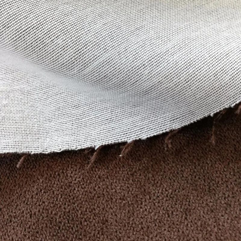 325GSM Bonded Wtih Tc Backing Ice Velvet Sofa Fabric (W)