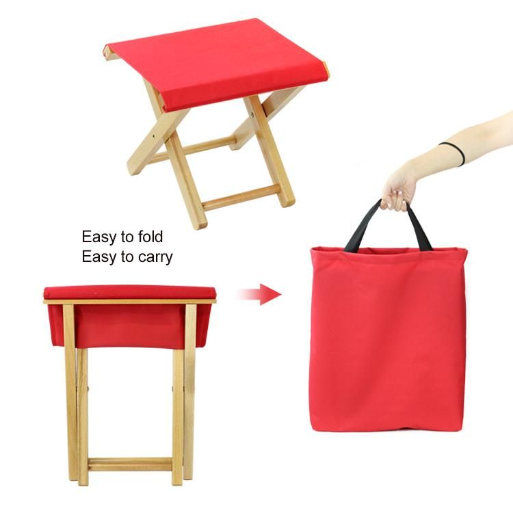 Small Size Easy Carry Folding Wooden Chair