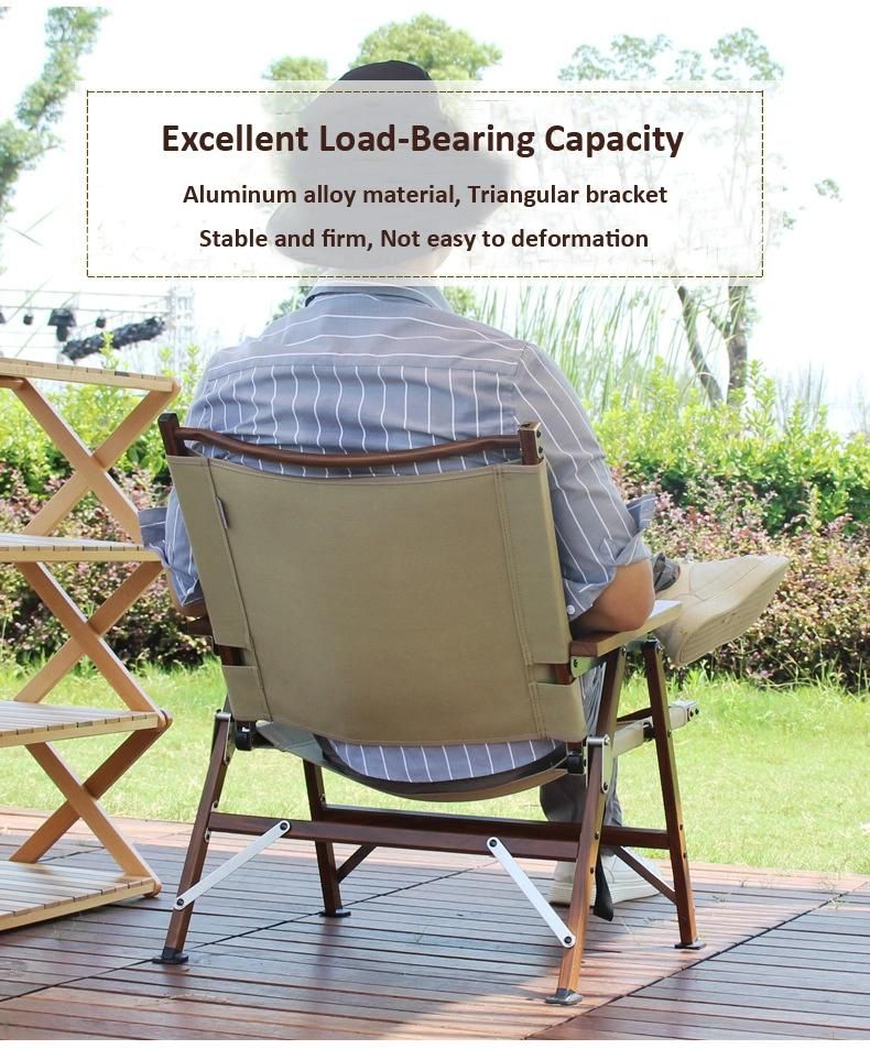 Made of High-Quality Fabrics Abrasion-Resistant Tear-Resistant and Durable Canvas Aluminum Camping Chair