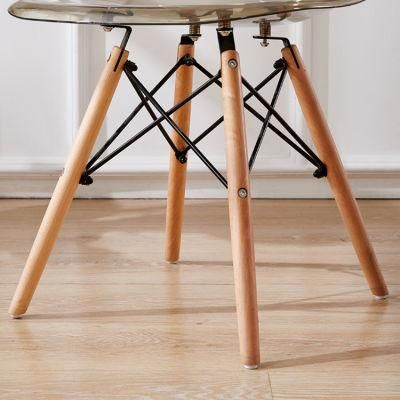 Dining Chair with Wooden Leg