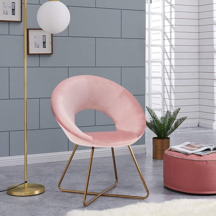 Reclining Fabric Dining Armless Chair Italian Design
