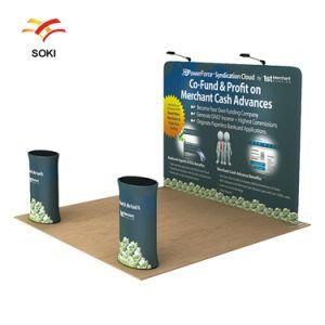 8FT Straighttrade Show Pop up Tension Fabric Display Stands