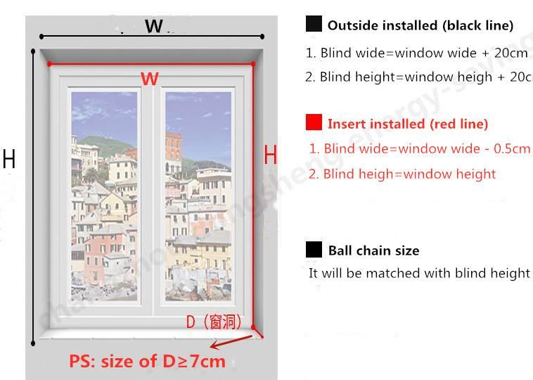 UV Protection Sunshade Fabric Material Roller Blinds