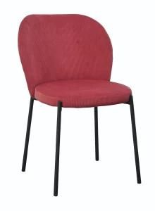 Cheap Metal Frame Chair with Stitching Fabric Cover