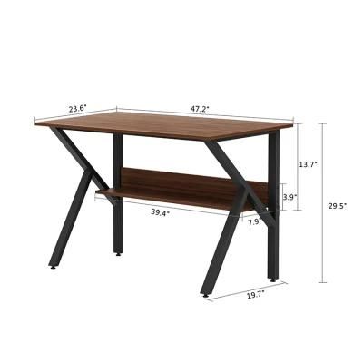 Premium Quality Laptop Desk Simple Style MDF Wooden Wooden Mobile Smart Computer Desk