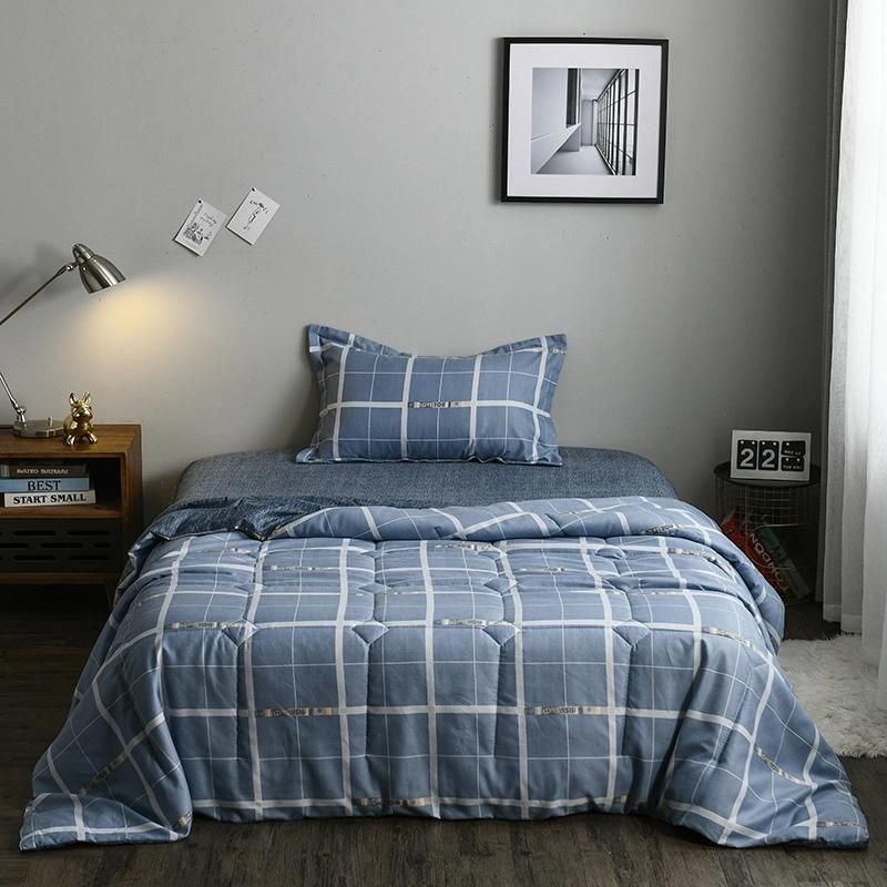 Home Textile Tidebuy Cheap 100% Cotton Printed Fabric Bed Comforter Set, Flat Sheet Bed Set