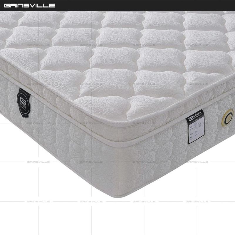 Hotel Furniture Bed Mattress Spring Plain Mattresses Gsv610