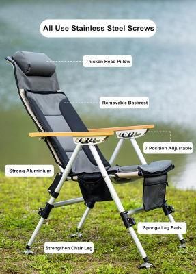 Adjustable Zero Gravity Lounge Fishing Recline Moon Camping Chair