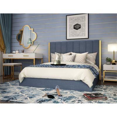 Modern Luxury Wooden King Size Bed Dresser Night Table Bedroom Furniture Sets