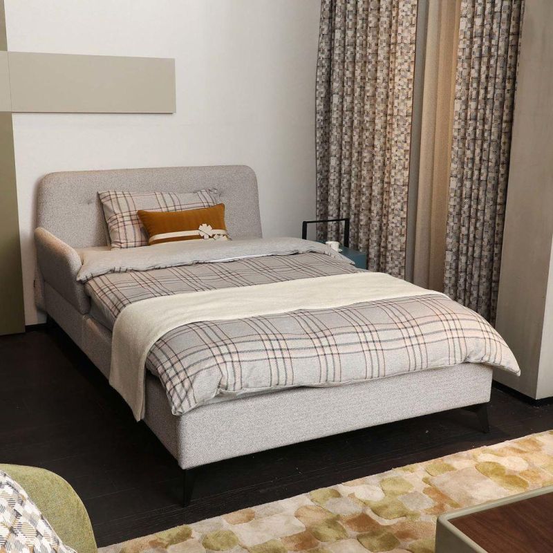 Home Bedroom Kids Children Furniture Modern Design Fabric Bed