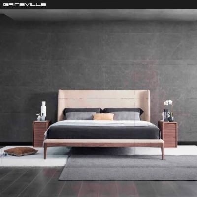Home Furniture Bedroom Sets Wall Bed King Bed with Solid Wood Legs Gc1831