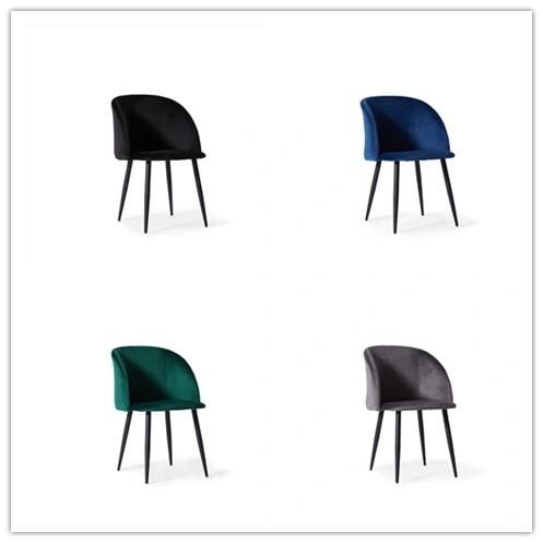 Cheap Popular Colorful Velvet Dining Chair