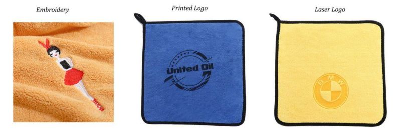 Custom Absorbent Microfiber Detailing Towels Car Washing Cloth