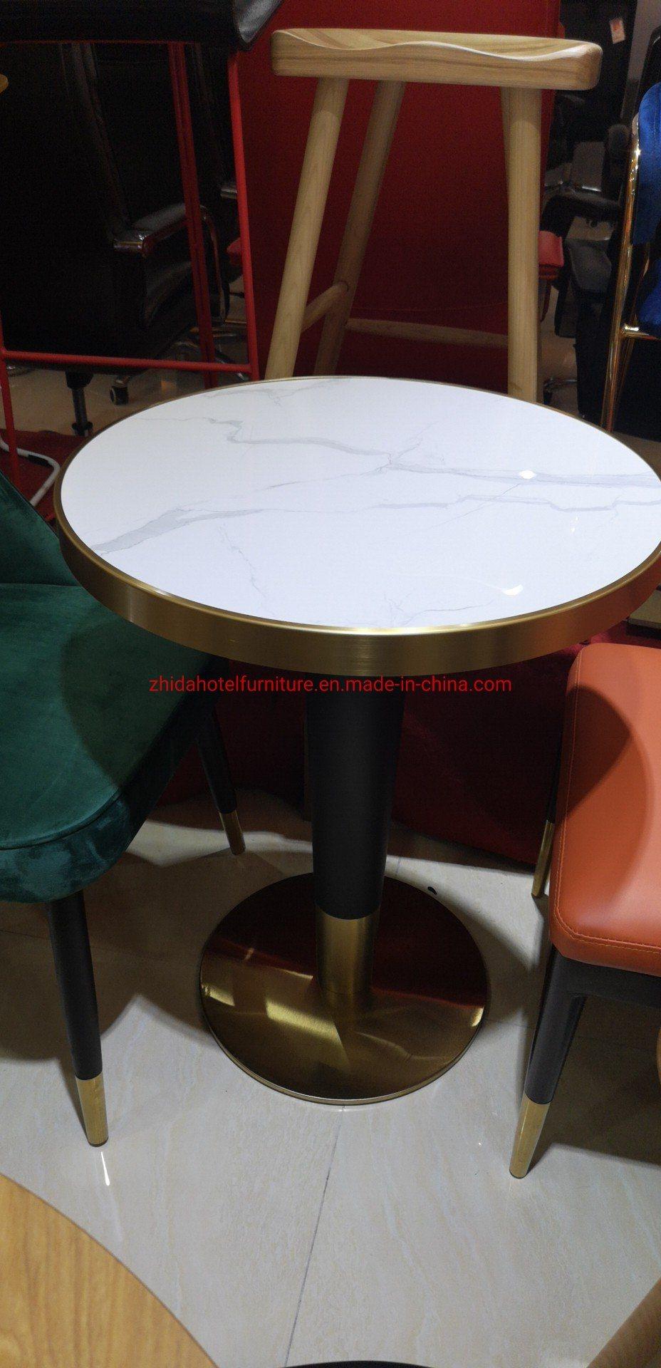 Natural Stone Marble Furniture Coffee Table for Hotel and Restaurant Supplies