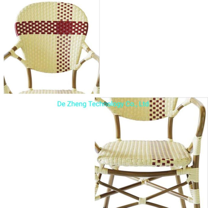 Hot Sell Foshan Outdoor Aluminium Outdoor Rattan Furniture Patio Poly Rattan Wicker Garden Chair