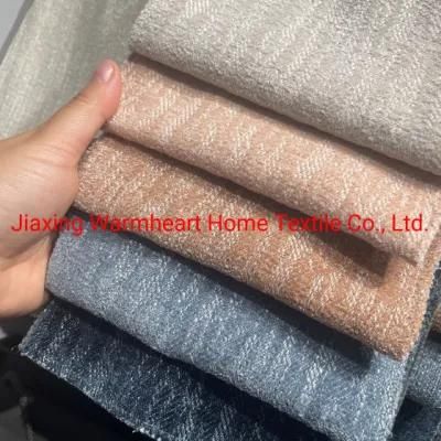 Polyester Chenille Fabric for Furniture Sofa Bedding Upholstery Fabric (WH)