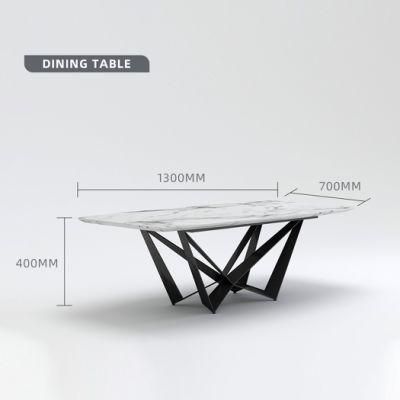 Modern Home Furniture Dining Restaurant Marble Leisure Living Room Dining Table