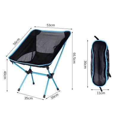 Hot Selling Portable Ultralight Folding Moon Chair Camp Chair for Fishing Beach Camping Drawing Picnic Outdoor