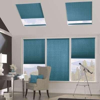 Blackout Honeycomb Cellular Shade and Pleated Shades Fabric Automatic Kitchen Blinds