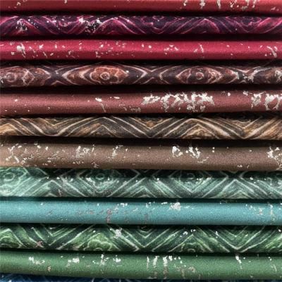 Polyester Upholstery Home Textile Curtain PU Coated Sofa Dyed Fabric