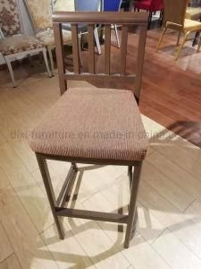 Bar Furniture Full Upholstered Metal Restaurant Matild Barstool with Velvet Fabric