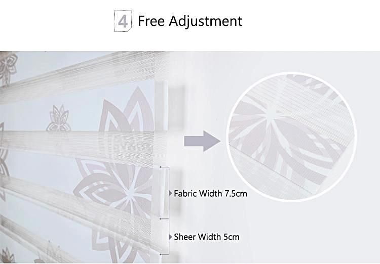 Components Zebra Curtains Window Blind Curtain Double Roller Blind