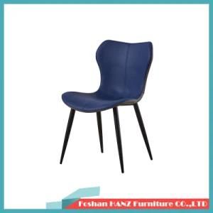 Hotel Restaurant Furniture Wooden Frame Comfortable Fabric Soft-Packed Dining Chair