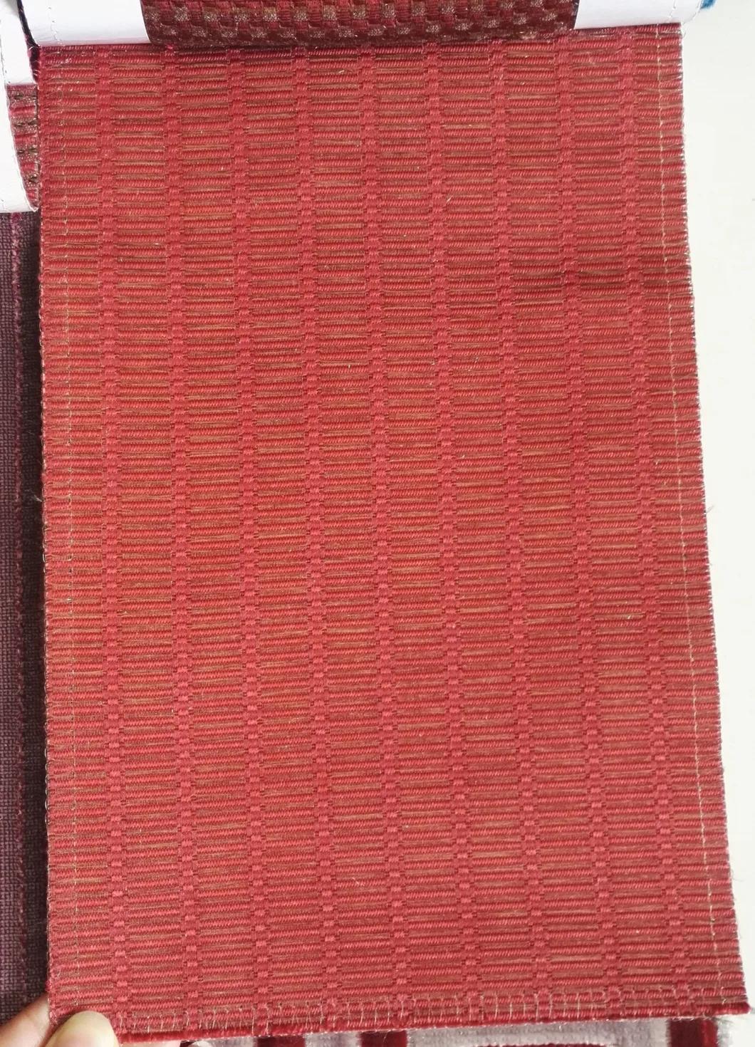 Textile Cut Velvet Upholstery Stripe Jacquard Pillow Fabric