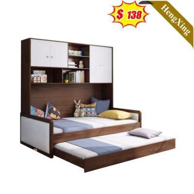 Wholesale Wood Set Modern Home Furniture Storage Kids Children Bunk Bedroom Cabinet Bed