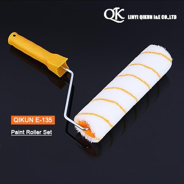 E-131 Hardware Decorate Paint Hardware Hand Tools Acrylic Polyester Mixed Yellow Double Strips Fabric Paint Roller Brush