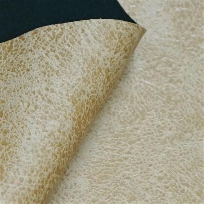 Polyester Sea Island Yarn Brush Suede Bronzing Fabric for Sofa