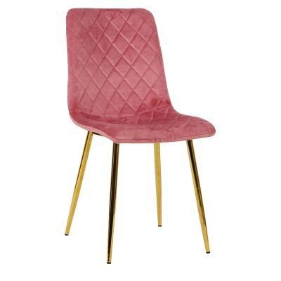 Indoor Outdoor Luxury Nordic Style Home Furniture Restaurant Leather Velvet Modern Dining Chair