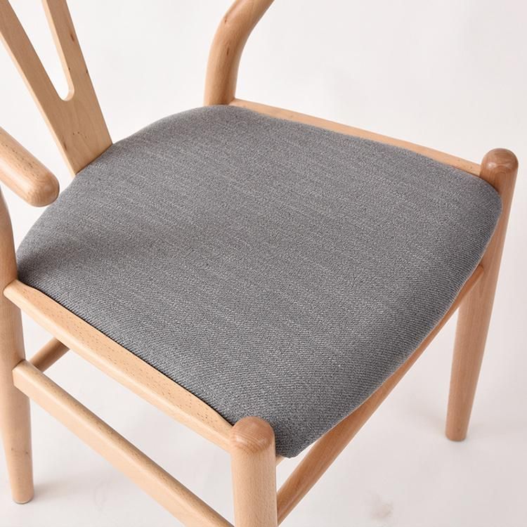 Backrest Hollow Iron Transfer Upholstered Dining Chair