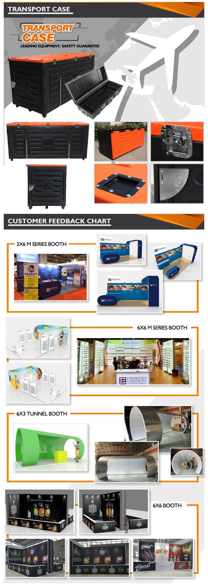 3D Max Trade Show Display Tension Fabric Booth Clothing Display Racks