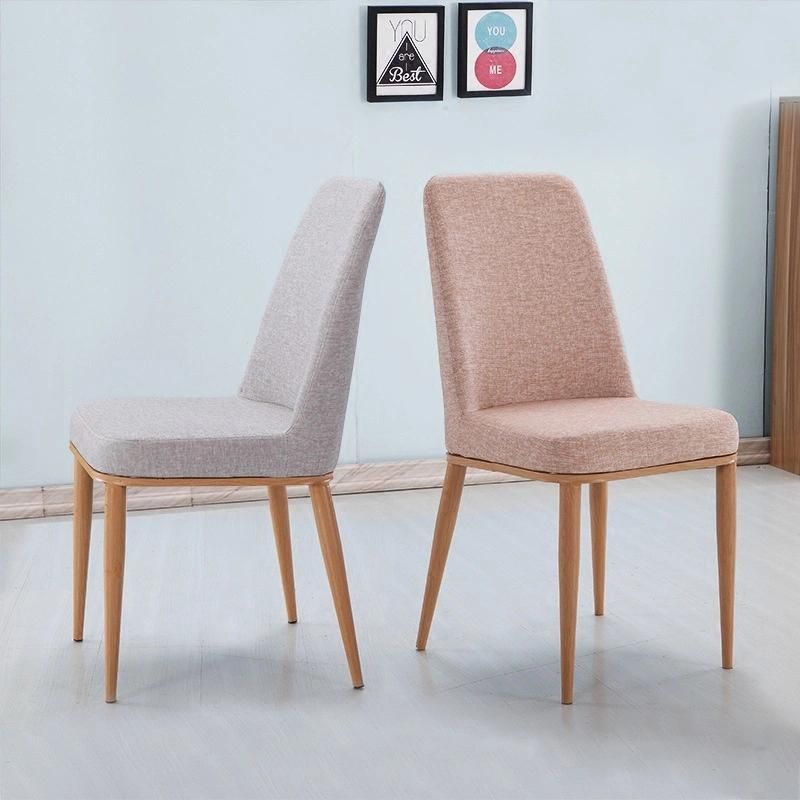 High Quality Hotel Restaurant Home Furniture Comfortable Fabric Dining Chair