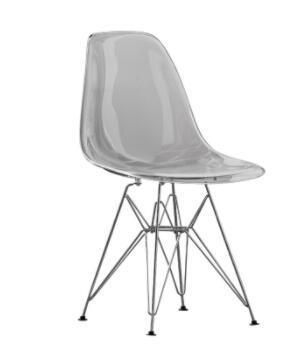 Clear Acrylic Lounge Chair Dining Chair for Dining Room and Living Room